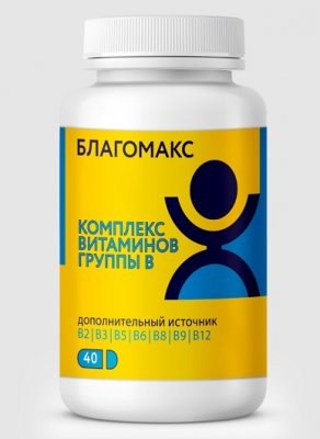 Купить благомакс комплекс витаминов группы в, капсулы 40шт бад в Нижнем Новгороде