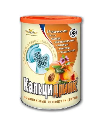 Купить кальцидринк, порошок со вкусом персика, банка 390г бад в Нижнем Новгороде