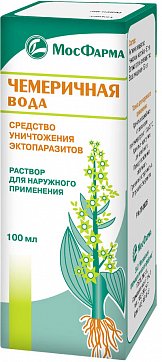 Чемеричная вода, раствор для наружного применения, флакон 100мл