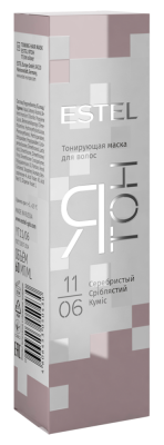 Купить estel (эстель) маска для волос тонирующая ятон 60мл тон 11/06 серебристый в Нижнем Новгороде