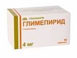 Купить глимепирид, таблетки 4мг, 90 шт в Нижнем Новгороде