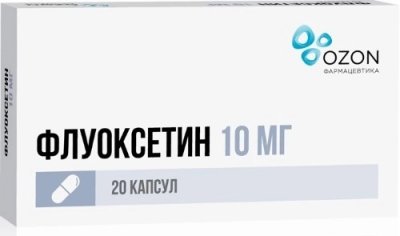 Купить флуоксетин, капсулы 10мг, 20 шт в Нижнем Новгороде
