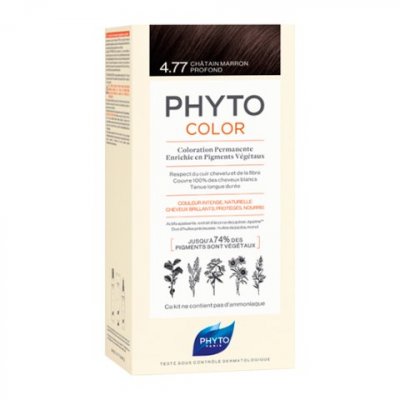 Купить фитосолба фитоколор (phytosolba phyto color) краска для волос оттенок 4,77 насыщенный глубокий каштан в Нижнем Новгороде