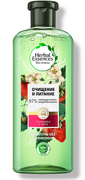 Хэрбл Эссенсес (Herbal Essences) Шампунь Белая клубника и сладкая мята, 400 лм