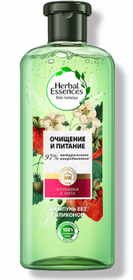 Купить хэрбл эссенсес (herbal essences) шампунь белая клубника и сладкая мята, 400 лм в Нижнем Новгороде