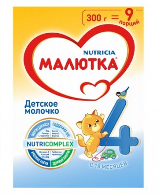 Купить малютка 4 смесь сухая молочная с 18 месяцев, 300г в Нижнем Новгороде