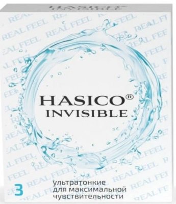 Купить hasico (хасико) презервативы invisible, ультратонкие 3 шт. в Нижнем Новгороде
