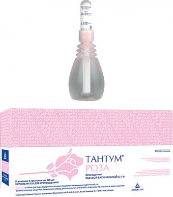 Купить тантум роза, раствор вагинальный 0,1%, флакон-спринцовка 140мл, 5 шт в Нижнем Новгороде