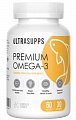 Купить ultrasupps (ультрасаппс) омега-3 премиум, капсулы 1405мг 60 шт. бад в Нижнем Новгороде