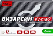 Купить визарсин ку-таб, таблетки, диспергируемые в полости рта 100мг, 12 шт в Нижнем Новгороде