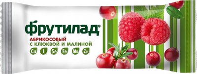 Купить батончик фрутилад фруктовый с клюквой и малиной 30г бад в Нижнем Новгороде