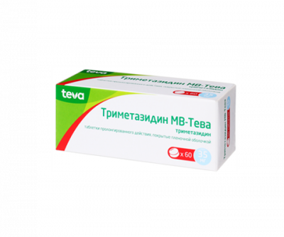 Купить триметазидин мв-тева, таблетки пролонгированного действия, покрытые пленочной оболочкой 35мг, 60 шт в Нижнем Новгороде