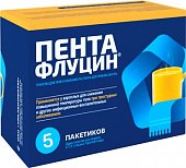 Купить пентафлуцин, гранулы для приготовления раствора для приема внутрь 20мг+200мг+500мг+20мг+200мг, пакетики 5г, 5 шт в Нижнем Новгороде