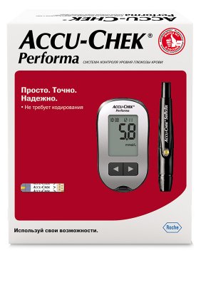 Купить глюкометр accu-chek performa (акку-чек), комплект в Нижнем Новгороде