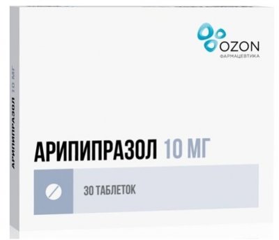 Купить арипипразол, таблетки 10мг, 30 шт в Нижнем Новгороде