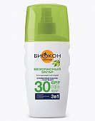 Купить биокон солнце безопасный загар спрей 3 в 1 солнцезащитный водостойкий, 160мл spf30 в Нижнем Новгороде