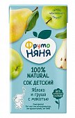 Купить фрутоняня сок яблоко и груша с мякотью, 500мл в Нижнем Новгороде