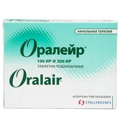 Купить оралейр, таблетки подъязычные 100ир 3 шт + 300ир, 28 шт от аллергии в Нижнем Новгороде