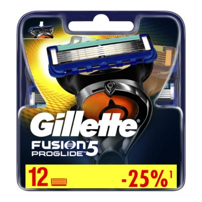 Купить gillette fusion proglide (жиллет) сменные кассеты, 12 шт в Нижнем Новгороде