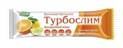 Купить турбослим, батончик белковый для контроля веса цитрусовый микс, 50г 4 шт бад в Нижнем Новгороде