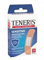 Лейкопластырь Teneris Sensitive медицинский бактерицидный на нетканой основе 7,6х1,9 см, 20 шт