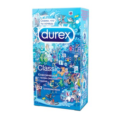 Купить durex (дюрекс) презервативы classic, 12 шт doodle в Нижнем Новгороде