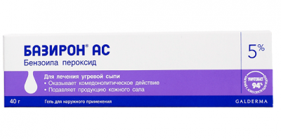 Купить базирон-ас, гель для наружного применения 5%, 40г в Нижнем Новгороде