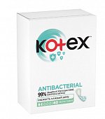 Купить котекс (kotex) прокладки ежедневные антибактериальны экстра тонкие, 40 шт в Нижнем Новгороде