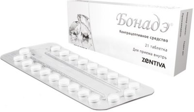 Купить бонадэ, таблетки, покрытые пленочной оболочкой 2мг+0,03мг, 21 шт в Нижнем Новгороде