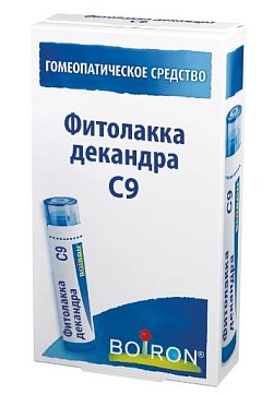 Фитолакка декандра C9, гранулы гомеопатические растительного происхождения, 4г