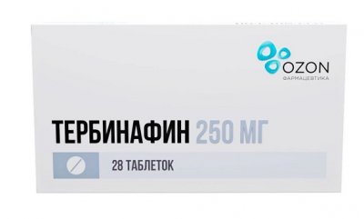 Купить тербинафин, таблетки 250мг, 28 шт в Нижнем Новгороде