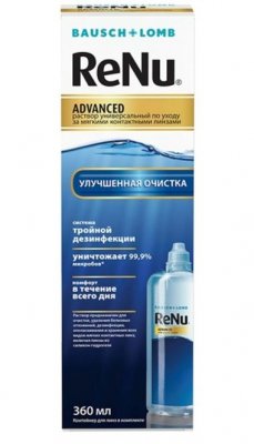 Купить раствор для контактных линз renu advanced, 360 мл в Нижнем Новгороде