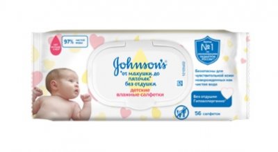 Купить johnson's baby (джонсон беби) салфетки от макушки до пяточек без отдушек 56шт в Нижнем Новгороде