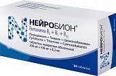 Купить нейробион, таблетки, покрытые оболочкой 200мг+100мг+0,2мг, 20 шт в Нижнем Новгороде