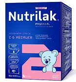 Купить нутрилак премиум 2 (nutrilak premium 2) молочная смесь с 6 месяцев, 600г в Нижнем Новгороде