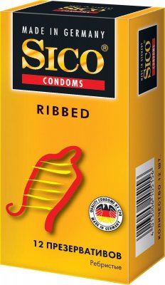 Купить sico (сико) презервативы ribbed ребристые 12шт в Нижнем Новгороде