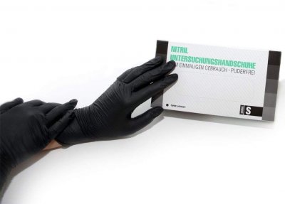 Купить перчатки сф gloves диагн. нитрил. н/с неопуд. р.s пар №50 черн в Нижнем Новгороде