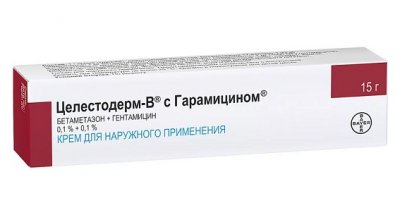Купить целестодерм в с гарамицином, крем для наружного применения 0,1%+0,1%, 15г в Нижнем Новгороде