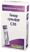 Купить гепар сульфур, с30 гранулы гомеопатические, 4г в Нижнем Новгороде