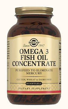 Solgar (Солгар) Концентрат рыбьего жира Омега 3, капсулы 60 шт БАД