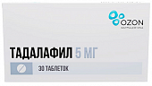 Купить тадалафил, таблетки, покрытые пленочной оболочкой 5мг, 30 шт в Нижнем Новгороде
