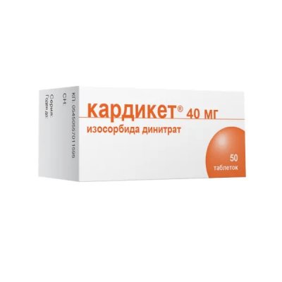 Купить кардикет, таблетки пролонгированного действия 40мг, 50 шт в Нижнем Новгороде