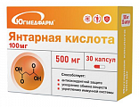 Купить янтарная кислота 100мг югмедфарм, капсулы 30шт бад в Нижнем Новгороде