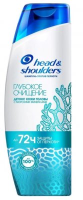Купить head & shoulders (хэд энд шолдэрс) шампунь против перхоти глубокое очищение детокс кожи головы 300 мл в Нижнем Новгороде