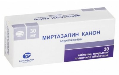 Купить миртазапин-канон, таблетки, покрытые пленочной оболочкой 30мг, 30 шт в Нижнем Новгороде