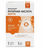 Купить янтарная кислота форте витаниум, таблетки массой 800мг, 30 шт бад в Нижнем Новгороде