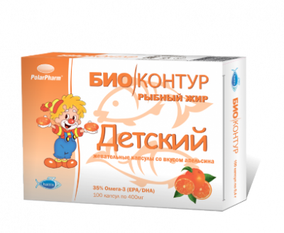 Купить рыбный жир биоконтур, капсулы 330мг, 100 шт со вкусом апельсина бад в Нижнем Новгороде