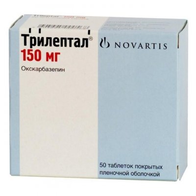 Купить трилептал, таблетки, покрытые пленочной оболочкой 150мг, 50 шт в Нижнем Новгороде