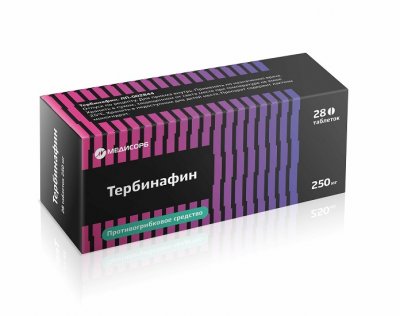 Купить тербинафин медисорб, таблетки 250мг, 28 шт в Нижнем Новгороде