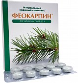 Купить феокарпин, таблетки 630мг, 40 шт бад в Нижнем Новгороде